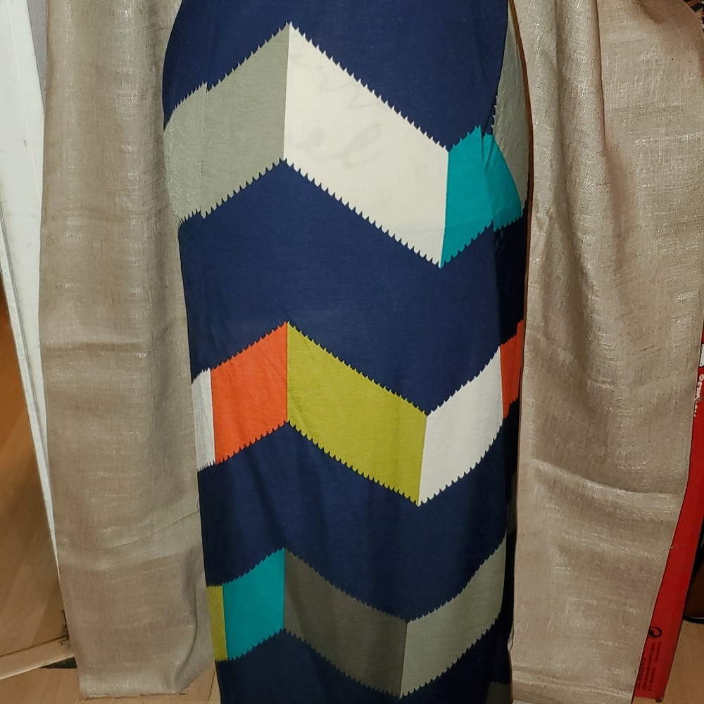 Chevron Maxi skirt